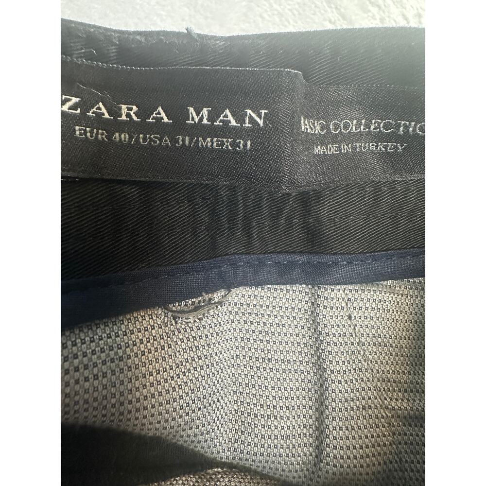 Zara Basic Collection Black Chino Pants - Regular Fit - Smart Casual - Size 31 - Picture 10 of 12